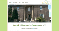 Desktop Screenshot of frauenmantel.net